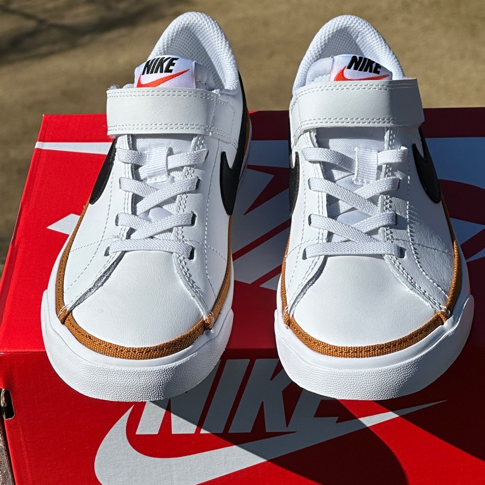 Nike Unisex Toddler Court Legacy Low White Casual Sneaker Youth 1Y 2Y 3Y NEW - Picture 4 of 11